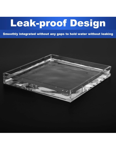 Bandeja Humidificador Homakover 2.5L Acrílico Antideslizante
