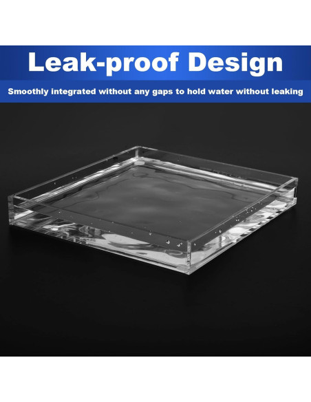 Bandeja Humidificador Homakover 2.5L Acrílico Antideslizante