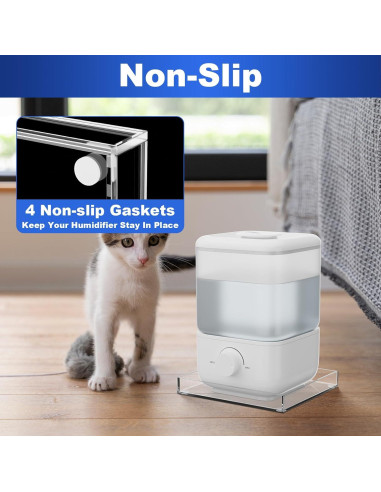 Bandeja Humidificador Homakover 2.5L Acrílico Antideslizante