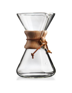 Cafetera Chemex Pour-Over 8 Tazas - Vidrio Borosilicato