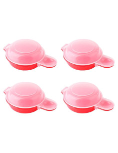 Cocedor de Huevos de Microondas 4 PCS - Hacedor de Sándwich