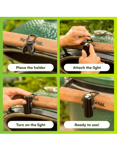 Luz LED Recargable para Parrilla Big Green Egg - 150 Lúmenes