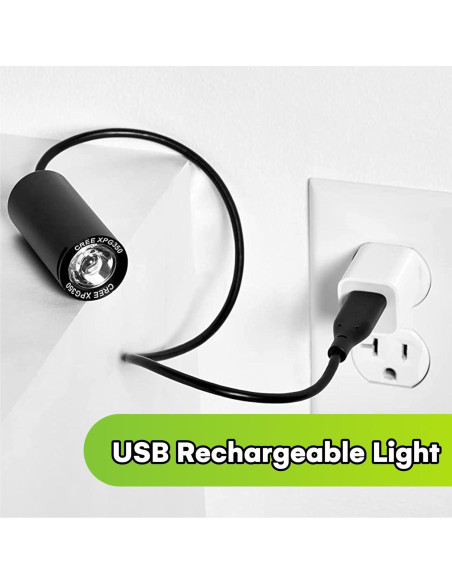 Luz LED Recargable para Parrilla Big Green Egg - 150 Lúmenes