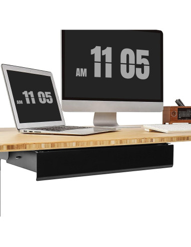 Cajón Deslizante Bajo Escritorio FLEXISPOT Negro Grande