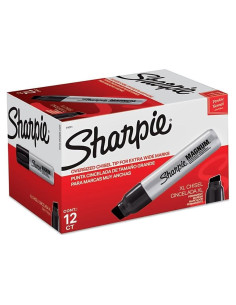 Marcadores Permanentes Sharpie Magnum XL Punta Chisel 12 Pzas