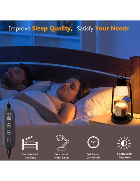 Lámpara Calentadora de Velas MAOYUE Vintage 50W Regulable