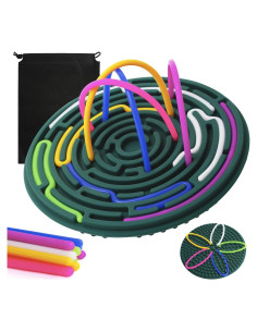 Tablero de Actividad Sensorial FFKWUOT Verde 16.3x16.3cm