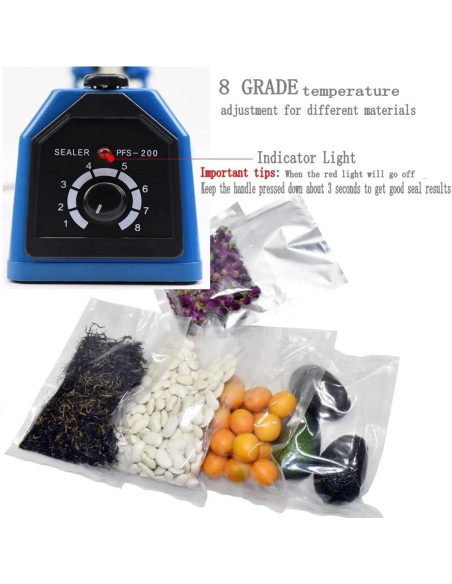 Sellador de Calor Manual VIMI 20 cm con Elemento Extra