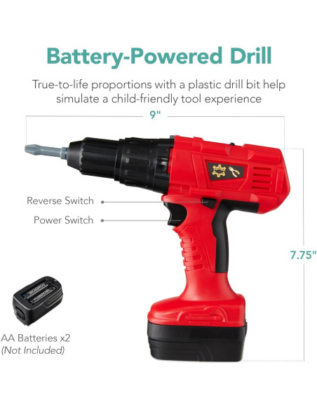 Banco de Trabajo Infantil Mejor Opción con 150 Accesorios
