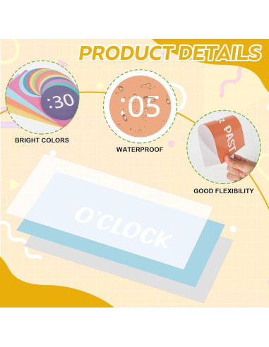 Kits de Pizarra de Números de Reloj Sereliy para Niños