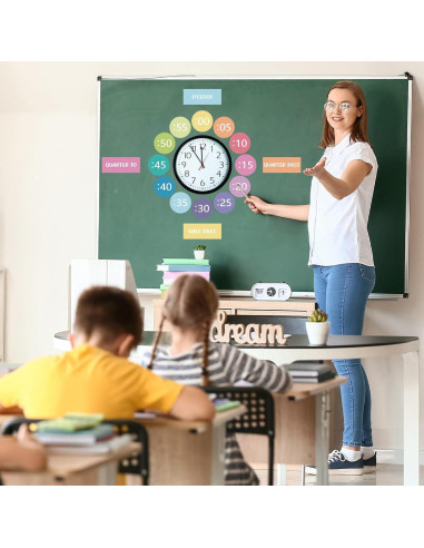 Kits de Pizarra de Números de Reloj Sereliy para Niños