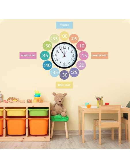 Kits de Pizarra de Números de Reloj Sereliy para Niños