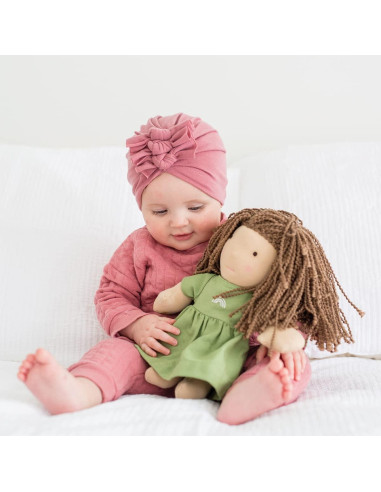Muñeca de trapo Lulujo Elna 35 cm - Artesanía Waldorf