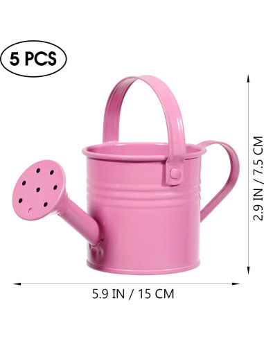 5PCS Regaderas de Metal DOITOOL para Plantas - 15x7.5cm