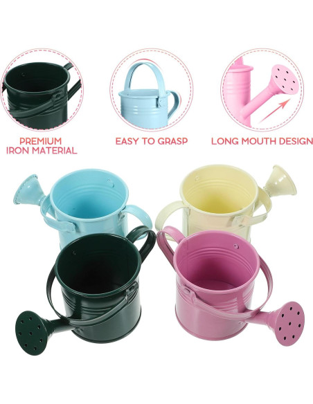 5PCS Regaderas de Metal DOITOOL para Plantas - 15x7.5cm