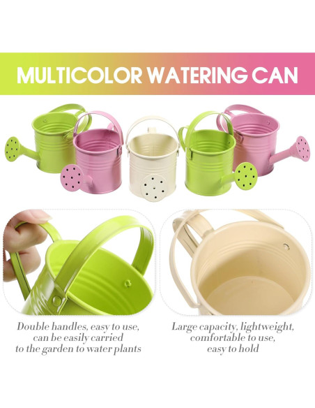 5PCS Regaderas de Metal DOITOOL para Plantas - 15x7.5cm