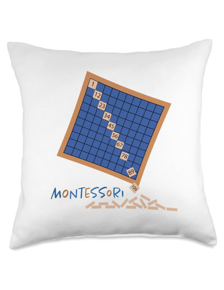 Cojín de Lanzamiento La Torre Rosa Montessori 45x45 cm