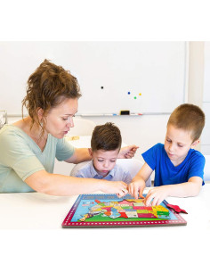 Rompecabezas de Mapa de EE. UU. Joqutoys 46 Piezas Educativo 2