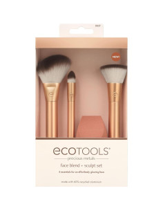 Set de Pinceles de Maquillaje EcoTools - Mezcla y Esculpido 4 Piezas 2