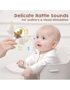 6 Piezas - Juguetes de Dentición para Bebés 0-6 Meses 2