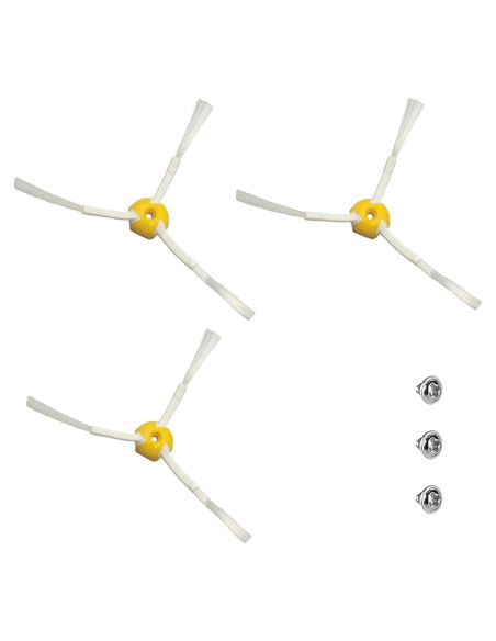 Paquete de 3 cepillos laterales Genérico para iRobot Roomba 500/600/700