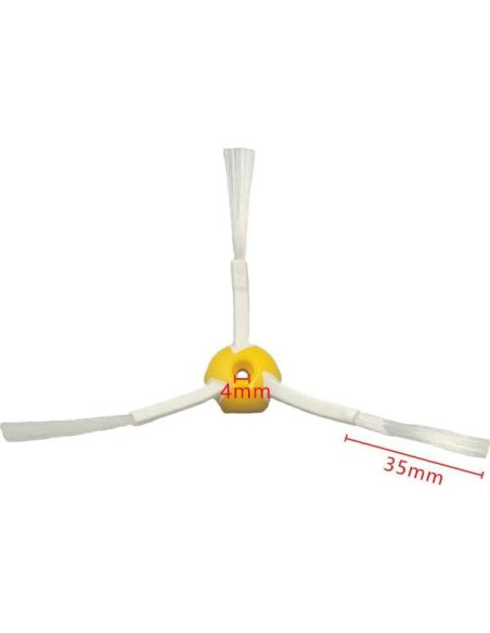Paquete de 3 cepillos laterales Genérico para iRobot Roomba 500/600/700