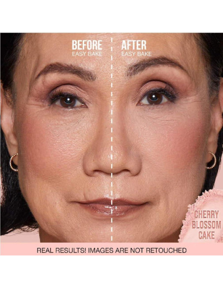 H.U.D.A BEAUTY E-Bake Polvo Suelto 20 g Flor de Cereza + Parche Acné