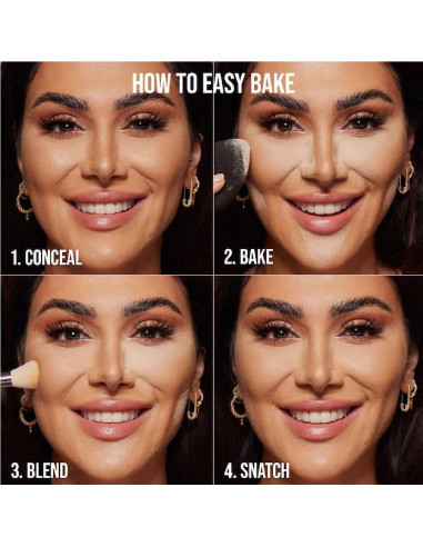 H.U.D.A BEAUTY E-Bake Polvo Suelto 20 g Flor de Cereza + Parche Acné