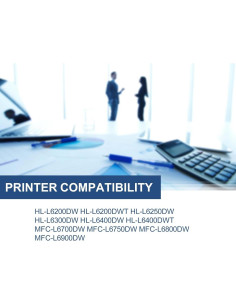 Cartucho de Tóner Negro TN880 BUEGOO Paquete de 2 para Brother 2