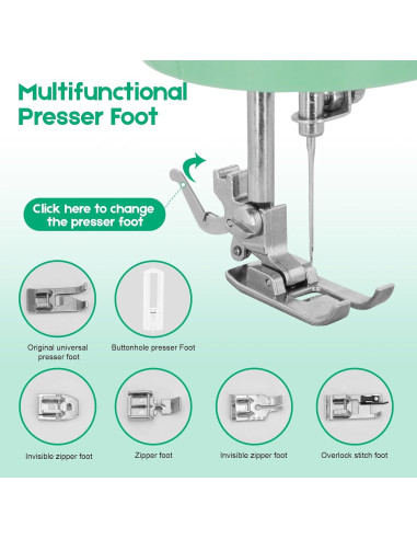 Máquina de Coser Portátil Xamanabu XM-CA-FRJTS 12 Puntadas