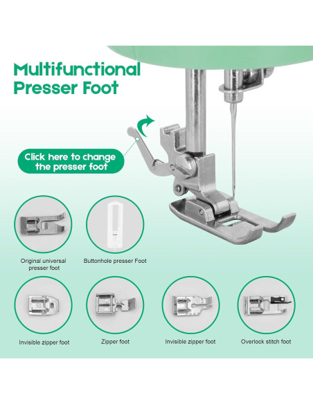 Máquina de Coser Portátil Xamanabu XM-CA-FRJTS 12 Puntadas