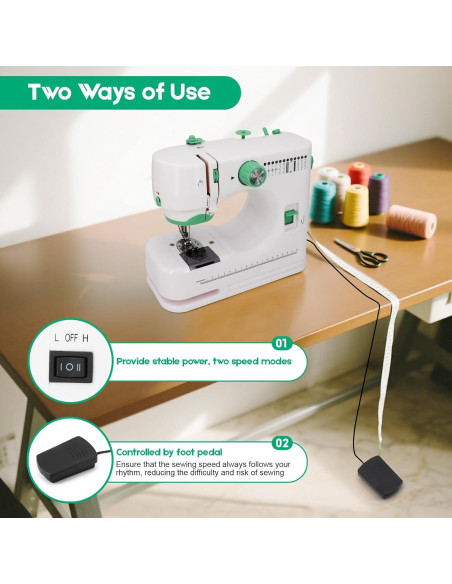 Máquina de Coser Portátil Xamanabu XM-CA-FRJTS 12 Puntadas