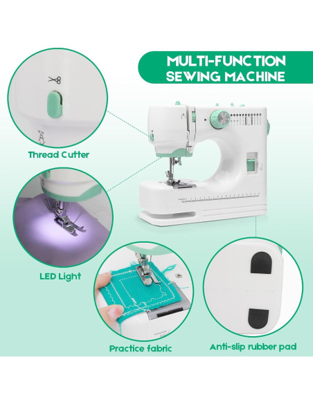 Máquina de Coser Portátil Xamanabu XM-CA-FRJTS 12 Puntadas