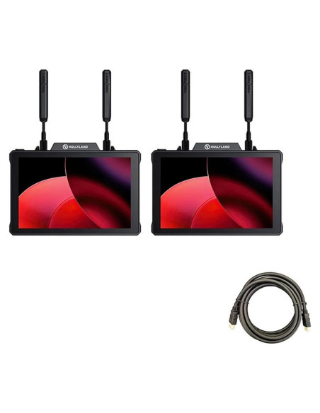 Sistema de Monitoreo Inalámbrico Hollyland Pyro 7 Dual Kit 7"