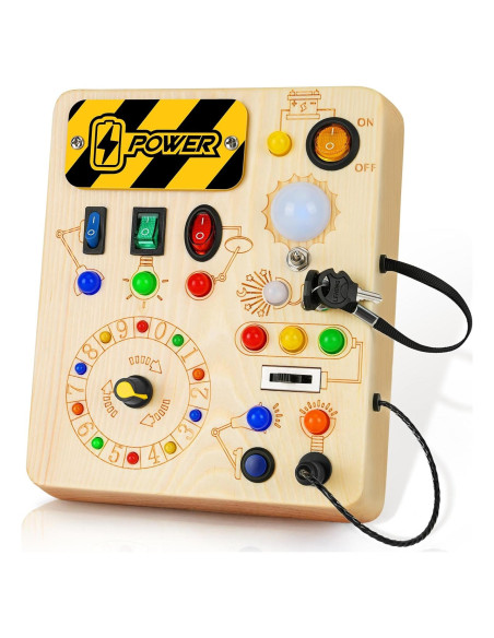 Tablero Ocupado Montessori OAKJAR 16.8x10.2cm con Luces LED