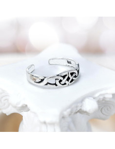 Anillo de Dedo del Pie Ajustable AeraVida de Plata Esterlina 2