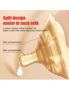 Protectores de pezones para lactancia SANFE ELEPHANT - 2 unidades 2