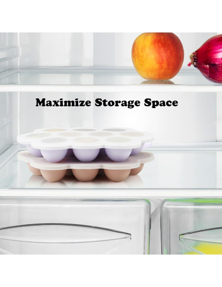 Bandeja de Silicona para Alimentos Bebés PandaEar 2 Pack