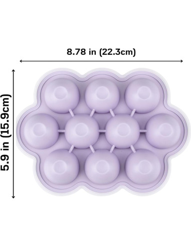Bandeja de Silicona para Alimentos Bebés PandaEar 2 Pack