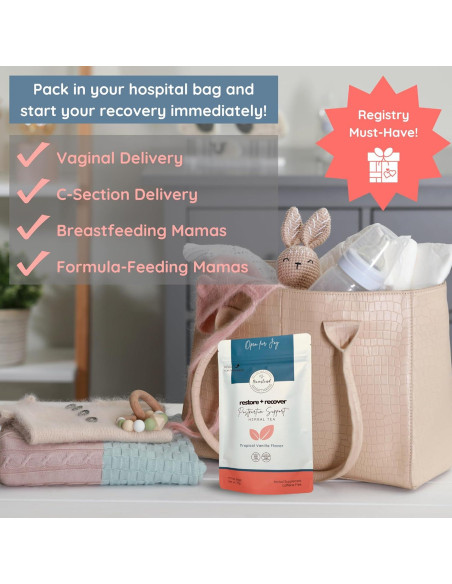 Té Herbal Postparto Momstead Restaurar y Recuperar 32.94g