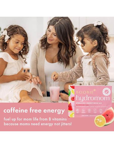 Mezcla Electrolítica Hydromom Boobie Sandía Yuzu 10 Paquetes