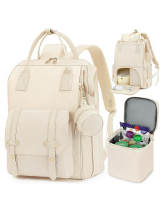 Mochila para Extractor de Leche ROSEGIN con Enfriador y 15 Bolsillos