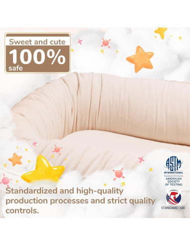 Cubierta de Lounger para Bebé EAQ - Terciopelo Suave y Transpirable