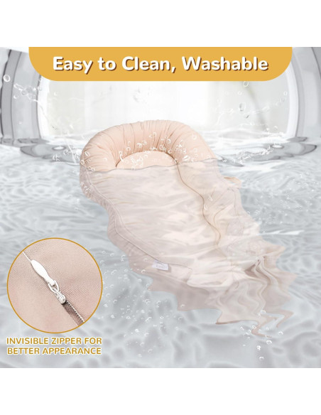 Cubierta de Lounger para Bebé EAQ - Terciopelo Suave y Transpirable Cubierta de Lounger para Bebé EAQ - Terciopelo Suave y Transpirable