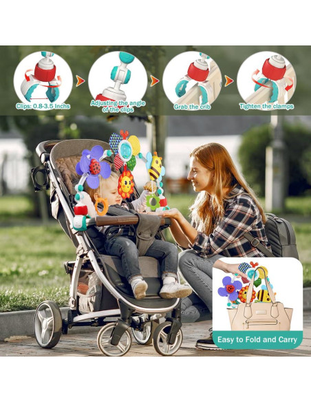 Arco de Juguete Ajustable SINOMARS para Cochecito de Bebé