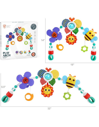 Arco de Juguete Ajustable SINOMARS para Cochecito de Bebé