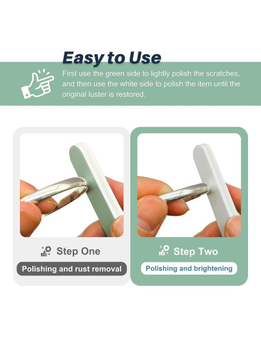 Palitos de Pulido Plateados CATIFLIN 20pcs 9cm para Joyas