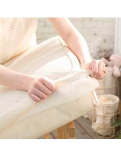 Cubierta de colchón orgánico Naturepedic para cuna 132x71 cm 2