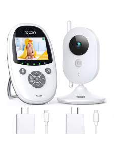 Monitor de Bebé YOTON con Cámara 2.4" y Visión Nocturna