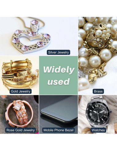 Palitos de Pulido Plateados CATIFLIN 20pcs 9cm para Joyas